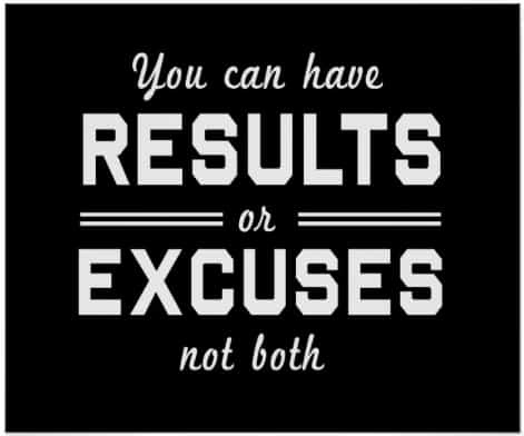 Excuses Vs Results | IB Blog | Lanterna Education